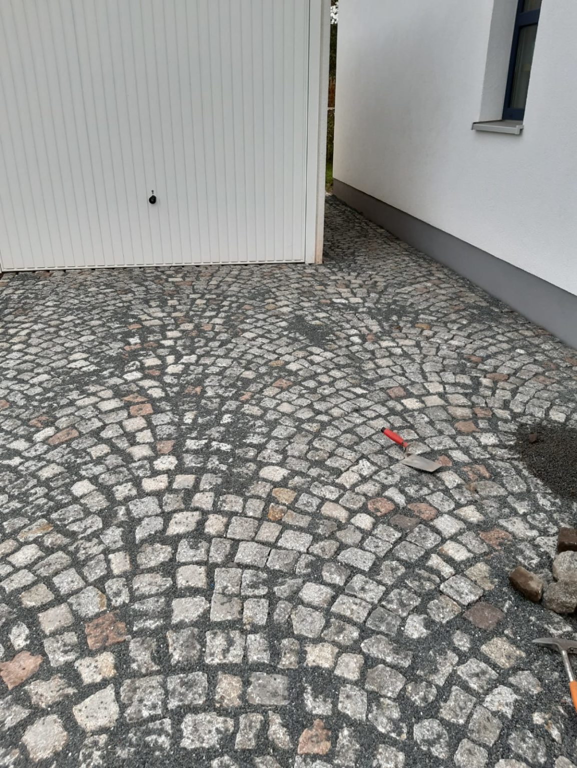 Verlegung Granitpflaster Zöllnitz